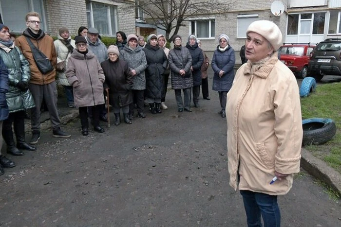 Протест проти перейменування вулиці в Луцьку