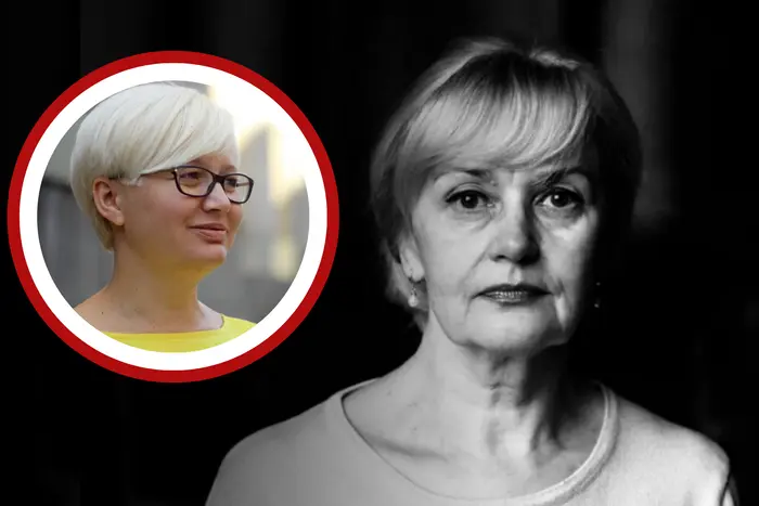 Зображення Ярослави Фаріон з Бандерою
