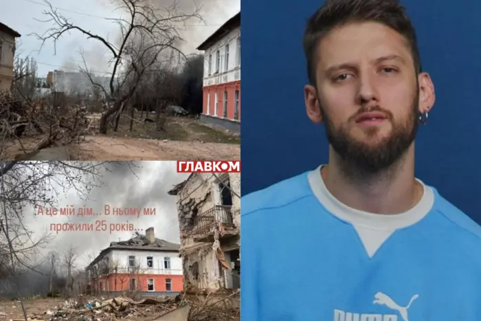 Руїни будинку, ураженого російською агресією