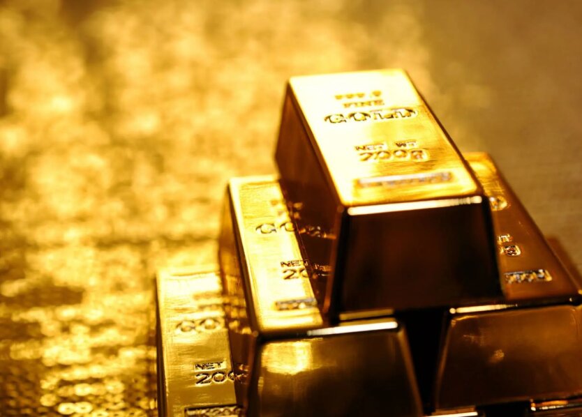 Gold price chart in records.