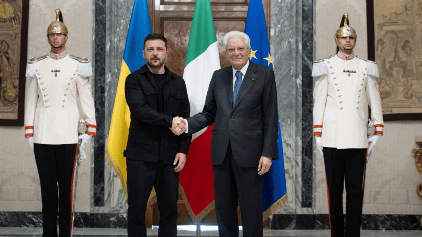 Zeleński ujawnia szczegóły spotkania z prezydentem Włoch w Rzymie