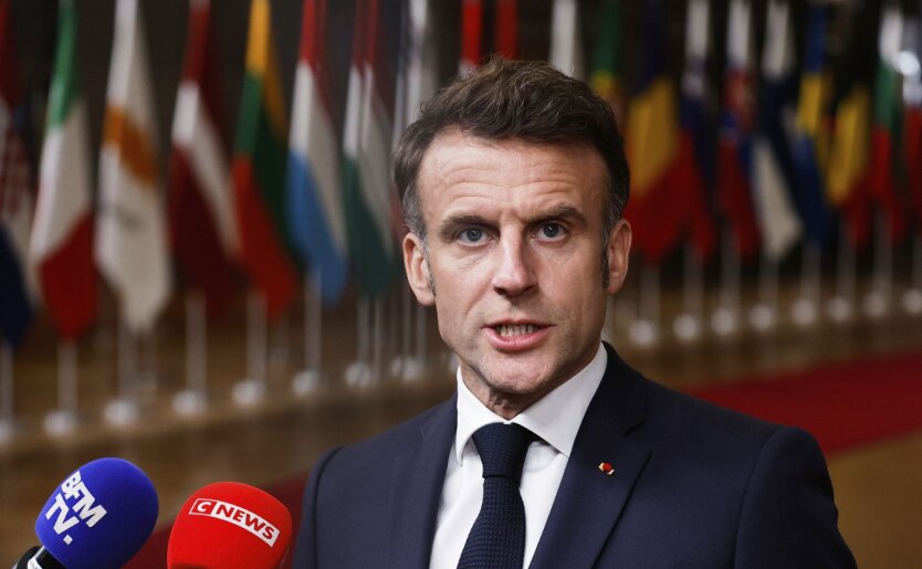 Macron erklärt die Idee eines Friedenscontingents in der Ukraine